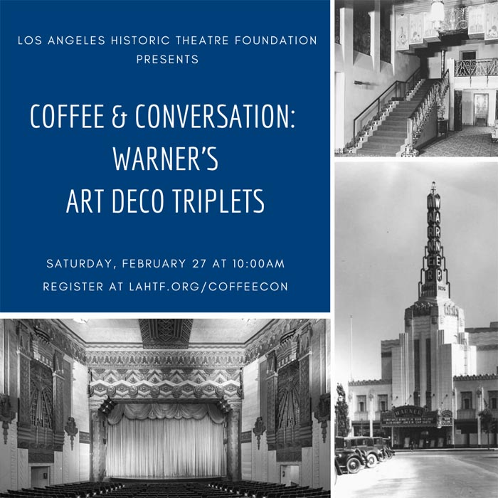 Coffee & Conversation: Warner’s Art Deco Triplets
