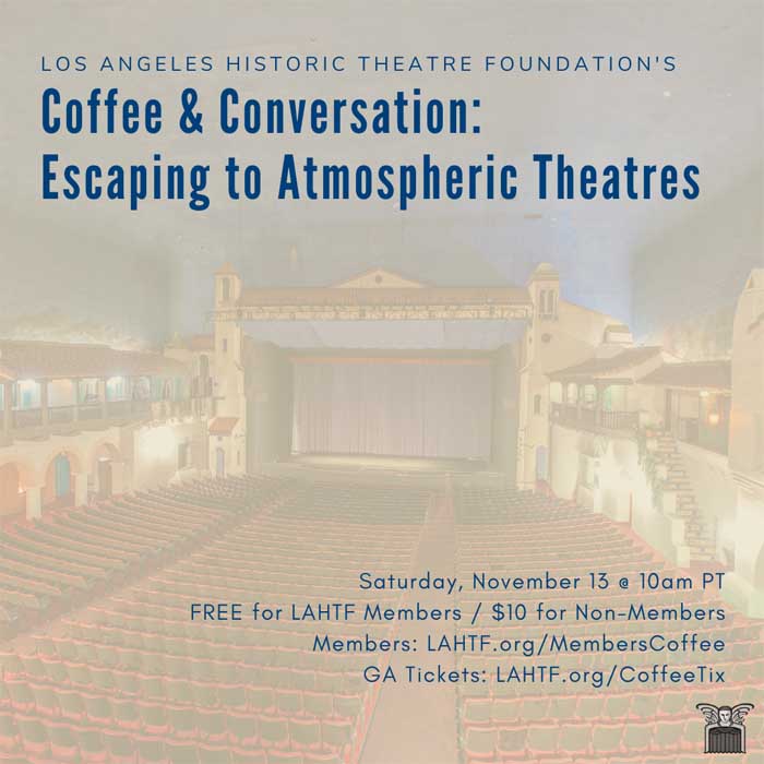Coffee & Conversation: Escaping to Atmospheric Theatres