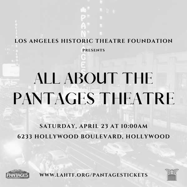 ALL ABOUT the Pantages Theatre