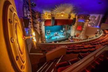 Alex Theatre, Glendale, Los Angeles: Greater Metropolitan Area: Stage from Alexander Terrace Left Wall