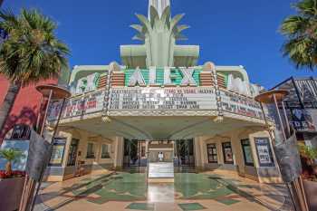Alex Theatre, Glendale, Los Angeles: Greater Metropolitan Area: Marquee from sidewalk