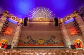 Alex Theatre, Glendale, Los Angeles: Greater Metropolitan Area: Fire Curtain from center