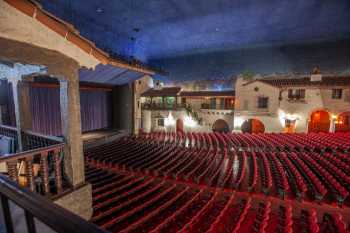 Arlington Theatre, Santa Barbara, California (outside Los Angeles and San Francisco): Auditorium from House Left