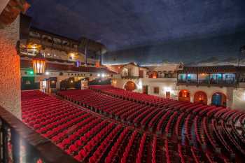 Arlington Theatre, Santa Barbara, California (outside Los Angeles and San Francisco): Auditorium from House Right