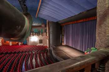 Arlington Theatre, Santa Barbara, California (outside Los Angeles and San Francisco): Stage from House Right