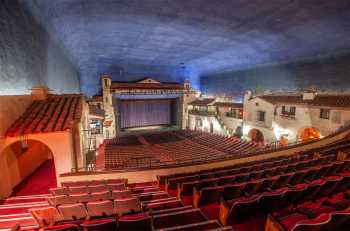 Arlington Theatre, Santa Barbara, California (outside Los Angeles and San Francisco): Balcony from House Left