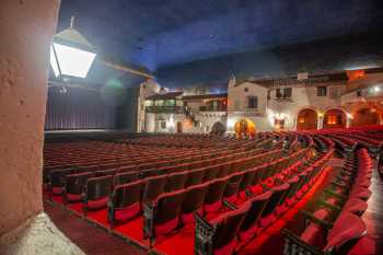 Arlington Theatre, Santa Barbara, California (outside Los Angeles and San Francisco): Orchestra seating from House Left