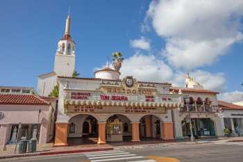 Arlington Theatre, Santa Barbara, California (outside Los Angeles and San Francisco): Façade and Tower