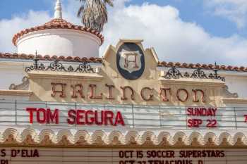 Arlington Theatre, Santa Barbara, California (outside Los Angeles and San Francisco): Marquee Closeup