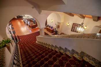 Arlington Theatre, Santa Barbara, California (outside Los Angeles and San Francisco): Balcony House Right Stairs