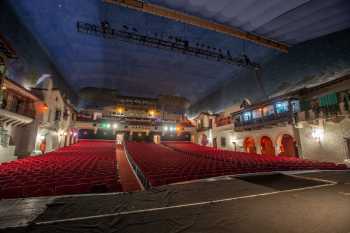 Arlington Theatre, Santa Barbara, California (outside Los Angeles and San Francisco): Auditorium from Stage Left