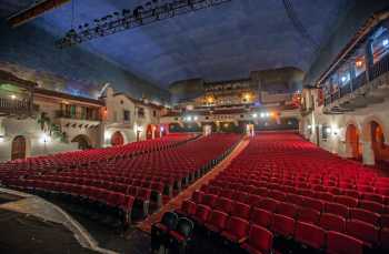 Arlington Theatre, Santa Barbara, California (outside Los Angeles and San Francisco): Auditorium from Stage Right