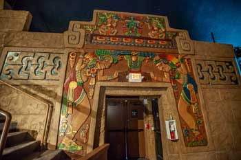 Aztec Theatre, San Antonio, Texas: Balcony Cross Aisle Exit House Left