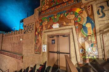 Aztec Theatre, San Antonio, Texas: Balcony Cross Aisle Exit House Right