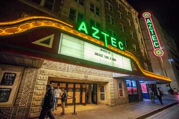 Aztec Theatre, San Antonio, Texas: Entrance At Night
