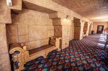 Aztec Theatre, San Antonio, Texas: Cast Bench In The Lounge Area Originally Designated As A Museum