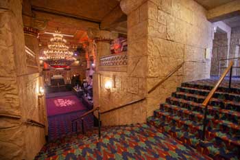 Aztec Theatre, San Antonio, Texas: Lobby From Stairway Landing