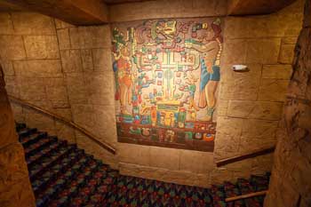 Aztec Theatre, San Antonio, Texas: Lobby Stairs North