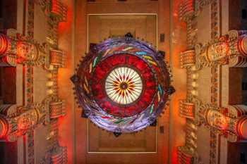 Aztec Theatre, San Antonio, Texas: Chandelier From Underneath