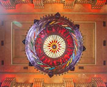 Aztec Theatre, San Antonio, Texas: Chandelier From Underneath Closeup