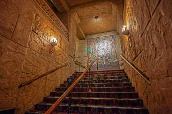 Aztec Theatre, San Antonio, Texas: Lobby Stairs South