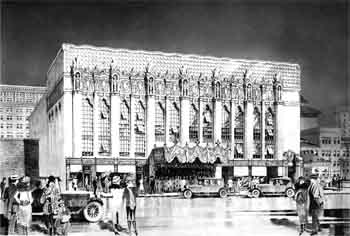 Architect’s rendering of the theatre