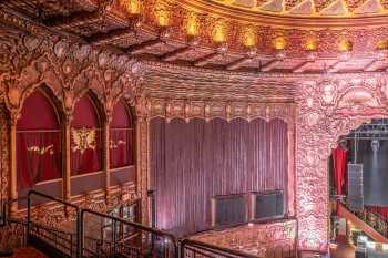 The Belasco, Los Angeles, Los Angeles: Downtown: House Left wall, showing plasterwork designed to imitate draperies