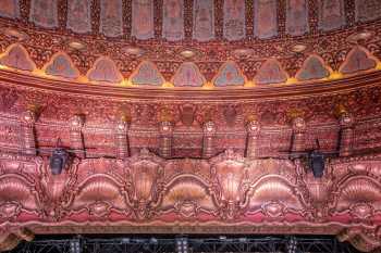 The Belasco, Los Angeles, Los Angeles: Downtown: Plasterwork detail above Proscenium