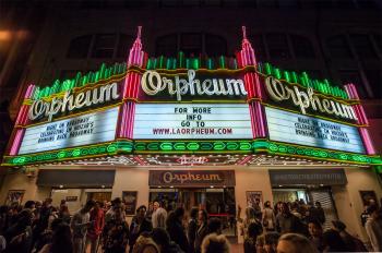 Broadway Historic Theatre District, Los Angeles, Los Angeles: Downtown: Marquee at the Orpheum Theatre