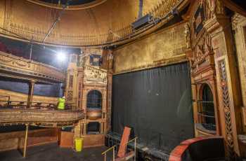 Citizens Theatre, Glasgow, United Kingdom: outside London: Stage from Dress Circle Right Side