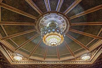 Copley Symphony Hall, San Diego, California (outside Los Angeles and San Francisco): Ceiling From Balcony Center
