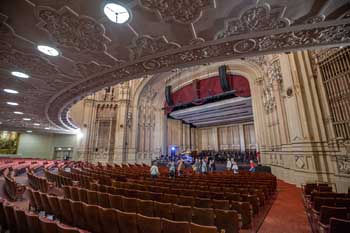 Copley Symphony Hall, San Diego, California (outside Los Angeles and San Francisco): Orchestra Seating under Balcony soffit