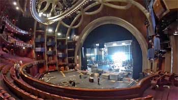 Dolby Theatre, Hollywood, Los Angeles: Hollywood: Technical Fit-Up for the 2015 <i>AFI Life Achievement Award</i> from First Mezzanine Right