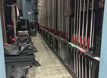 Dolby Theatre, Hollywood, Los Angeles: Hollywood: Counterweight Lock Rail