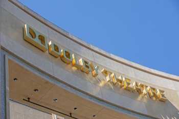 Dolby Theatre, Hollywood, Los Angeles: Hollywood: Dolby Theatre Name Closeup