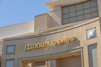 Dolby Theatre, Hollywood, Los Angeles: Hollywood: Closeup Above Entrance