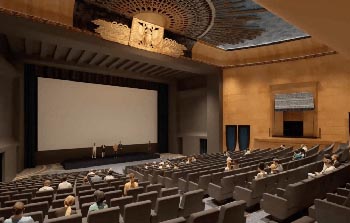 Rendering of the renovated theatre, courtesy <i>Netflix</i>