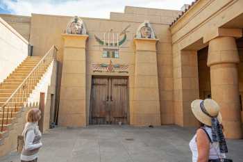 Egyptian Theatre, Hollywood, Los Angeles: Hollywood: False monumental entrance doors