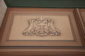Charline McCombs Empire Theatre, San Antonio, Texas: Comedy Mask over Entrance