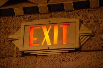 Fox Tucson Theatre, American Southwest: Exit Sign