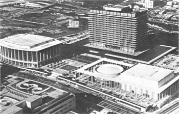 The Music Center campus as photographed in 1967 (JPG)