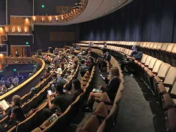 Los Angeles Music Center, Los Angeles: Downtown: Mezzanine with Divider in place