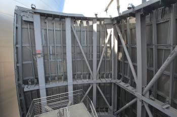 Los Angeles Music Center, Los Angeles: Downtown: Support Structure behind External Panels