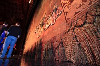 Los Angeles Theatre, Los Angeles: Downtown: Act Curtain Closeup