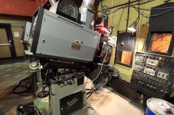 Los Angeles Theatre, Los Angeles: Downtown: Simplex XL projector with Strong 6 kilowatt xenon lamphouse
