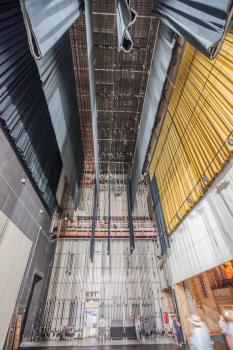 Majestic Theatre, San Antonio, Texas: Counterweight Wall and Grid