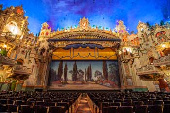 Majestic Theatre, San Antonio, Texas: Fire Curtain From Orchestra