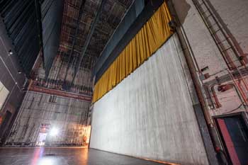 Majestic Theatre, San Antonio, Texas: Fire Curtain Reverse Side From Stage