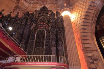 Million Dollar Theatre, Los Angeles, Los Angeles: Downtown: House left side wall and organ grilles, in the style of a Spanish Colonial altar screen