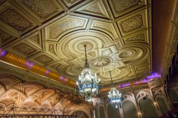 Orpheum Theatre, Los Angeles, Los Angeles: Downtown: Auditorium ceiling from House Left